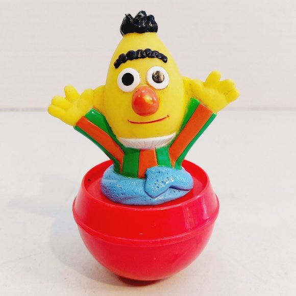 Vtg Sesame Street Roly Poly Pal - Bert 5" - Picture 1 of 4